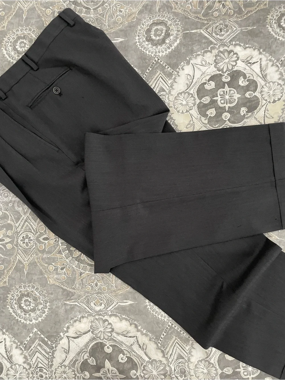 Brooks Brothers 1818 Madison Dark Gray Two-Button Men's Suit Jacket and Pants